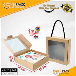 KOTAK KUE|CAKE|KADO|HAMPERS|MURAH|SERBAGUNA|DUS|BOX|PACKAGING|A1-26