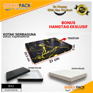 Kotak Kado|Baju|Gift|Serbaguna|Hampers|Dus|Box|Packaging|B52