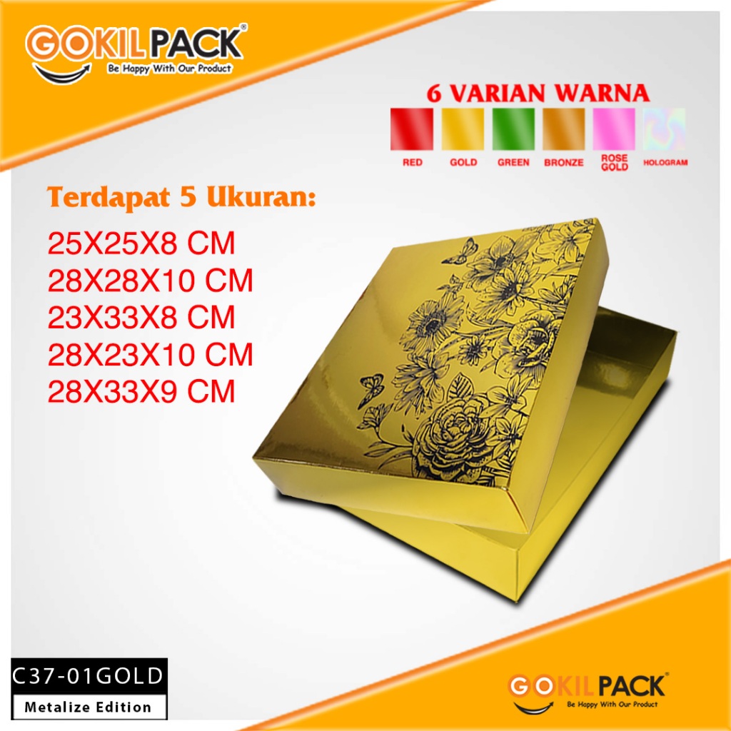 Kotak Kado Hologram / Box Premium Metalize / Dus Mewah /C37 - Image 3