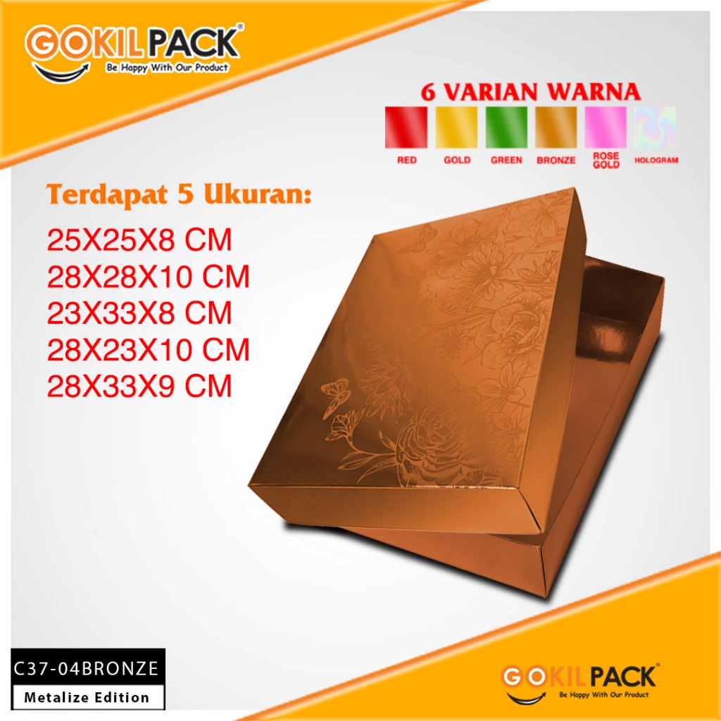 Kotak Kado Hologram / Box Premium Metalize / Dus Mewah /C37 - Image 5