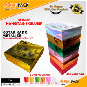 Box Premium-box hologram-kotak kado-Box HampersC44
