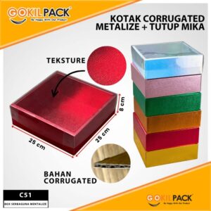Kotak Kado Hologram tutup mika Souvenir|Dus Hadiah Special Gift|C51