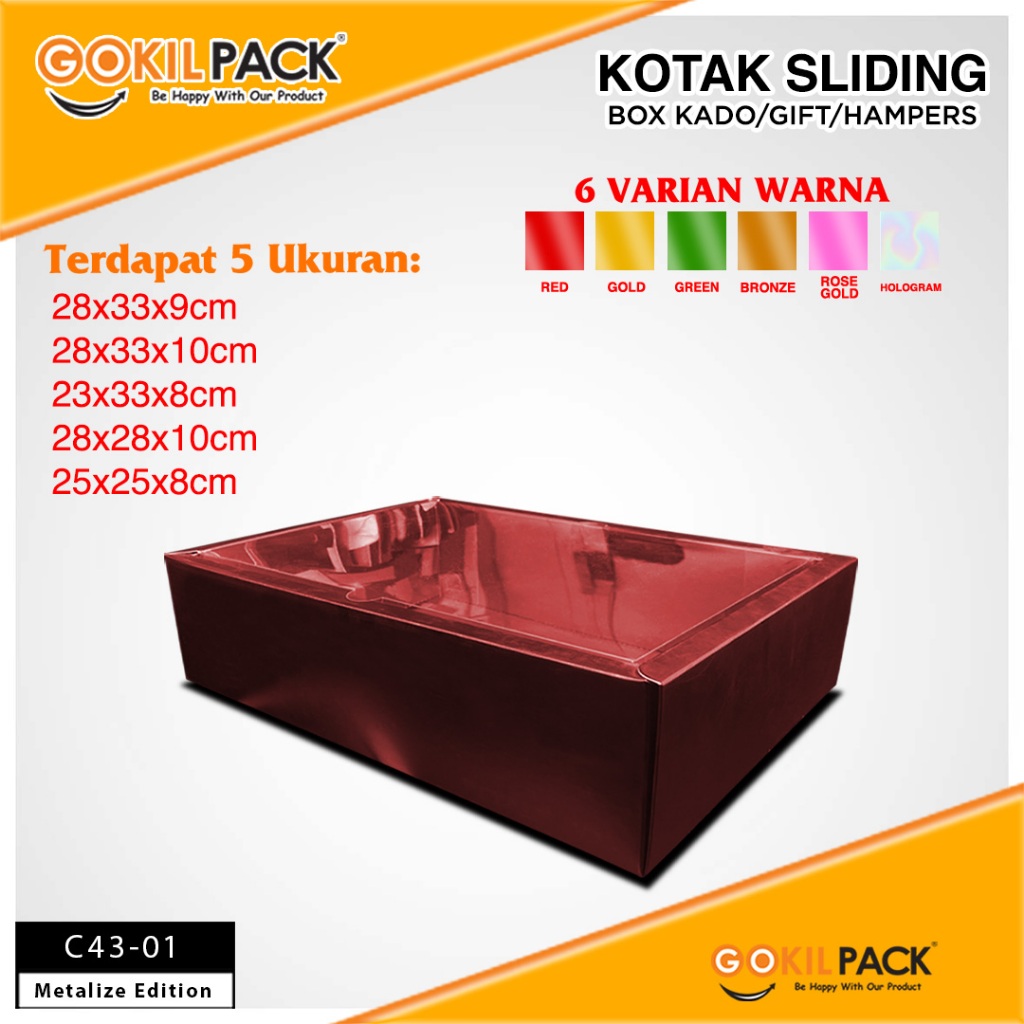 Box mika-box hologram-kotak kado-Box Hampers-C43 - Image 2
