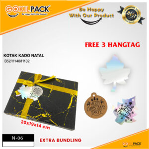Kotak Kado Natal - Box Hadiah Special Merry Christmas - Dus Hadiah Promo Bundling  - N-06