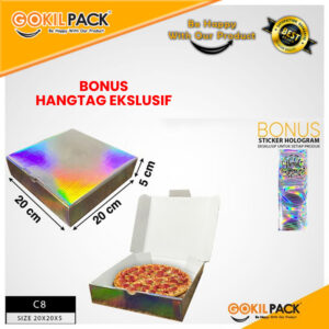 Kotak Kue|Box Hologram|Kotak Kado|Box Serbaguna|Packaging|Dus|C8