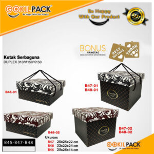 KOTAK KADO|KUE|PACKAGING|SERBAGUNA|DUS|BOX|GIFT|CAKE|B44