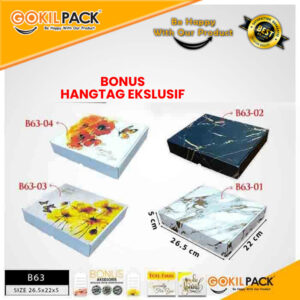 Kotak Kue|Kado|Hampers|Cake|Serbaguna|Dus|Box|Packaging|B63