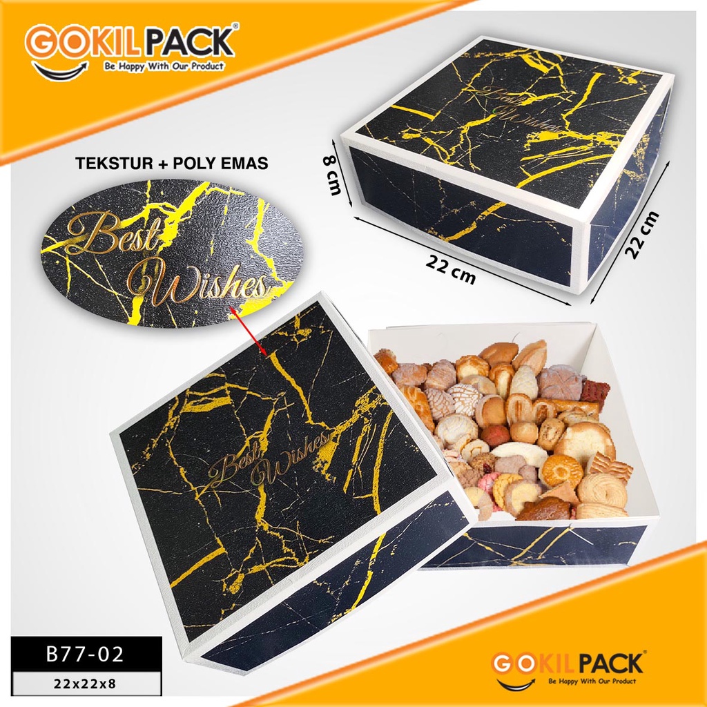 Kotak Kue Box Cake Lunch Ivory Packaging Dus Makanan B77 - Image 3