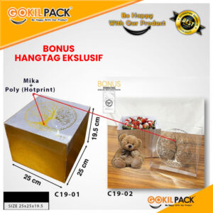 Box Hampers|Kotak Kue|Lebaran|Box Hologram|Kotak Kado|Mika|Box|C19