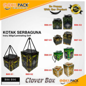 Kotak Kue|Metalize|Dus|Hampers|Box|Packaging|Serbaguna|Toples|500GR| - B87