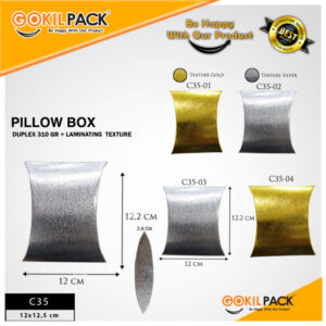 Kotak Pillow | Souvenir Box| Kotak Hadiah Hologram C35