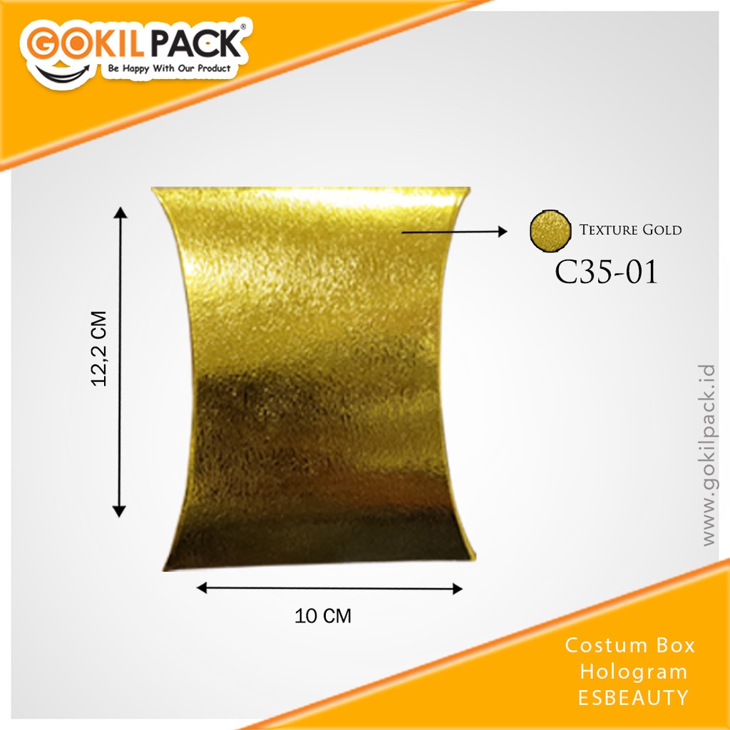 Kotak Pillow | Souvenir Box| Kotak Hadiah Hologram C35 - Image 2