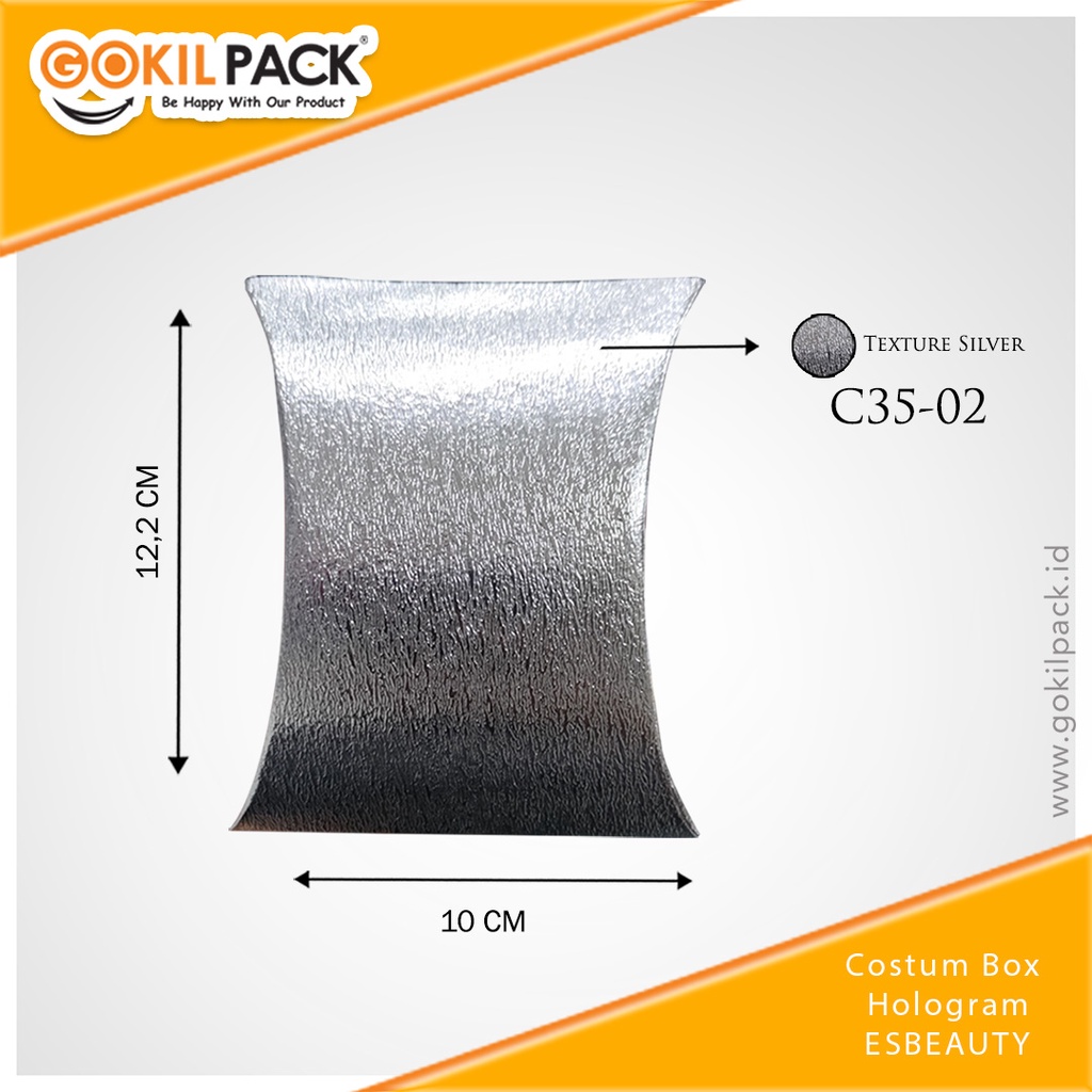 Kotak Pillow | Souvenir Box| Kotak Hadiah Hologram C35 - Image 3