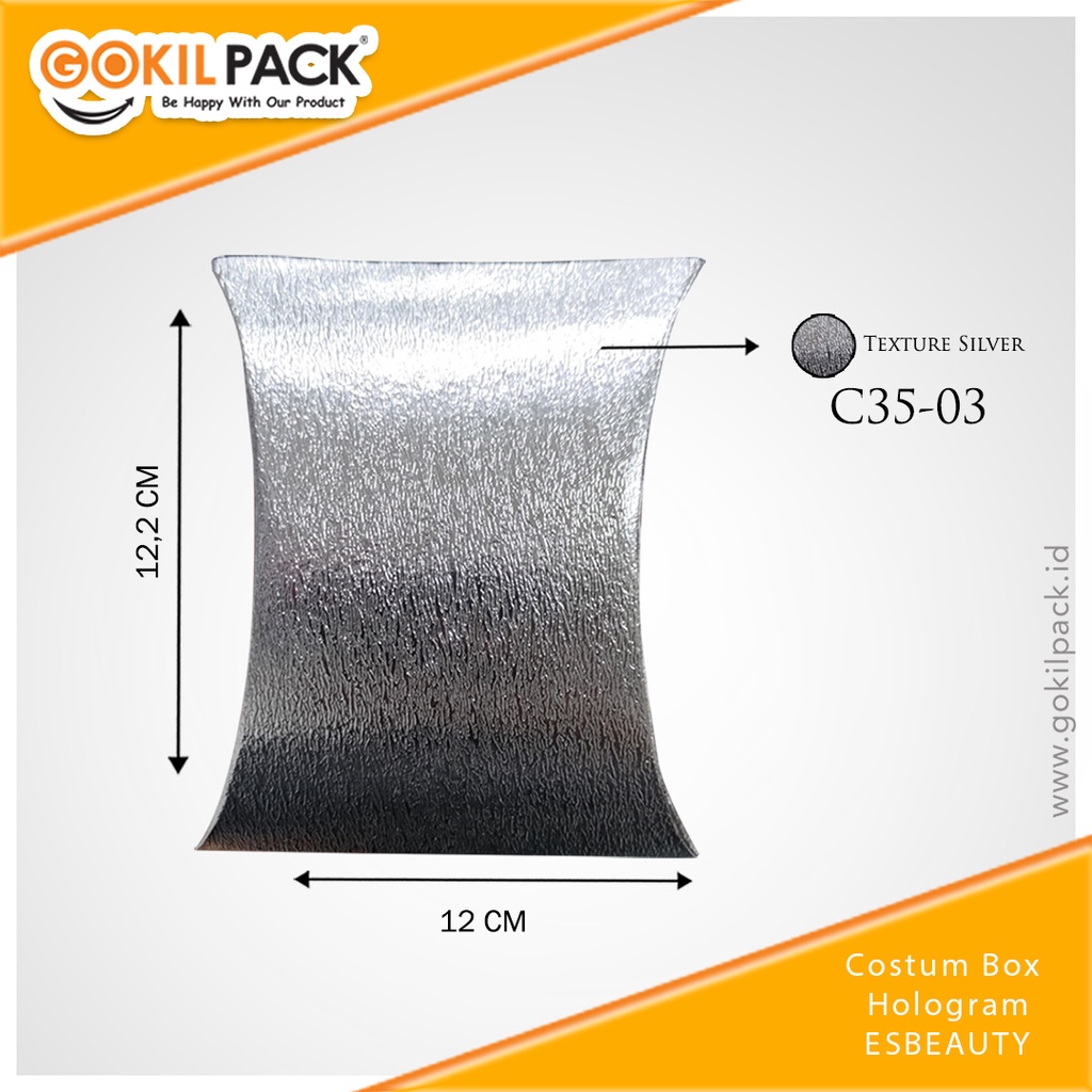 Kotak Pillow | Souvenir Box| Kotak Hadiah Hologram C35 - Image 4