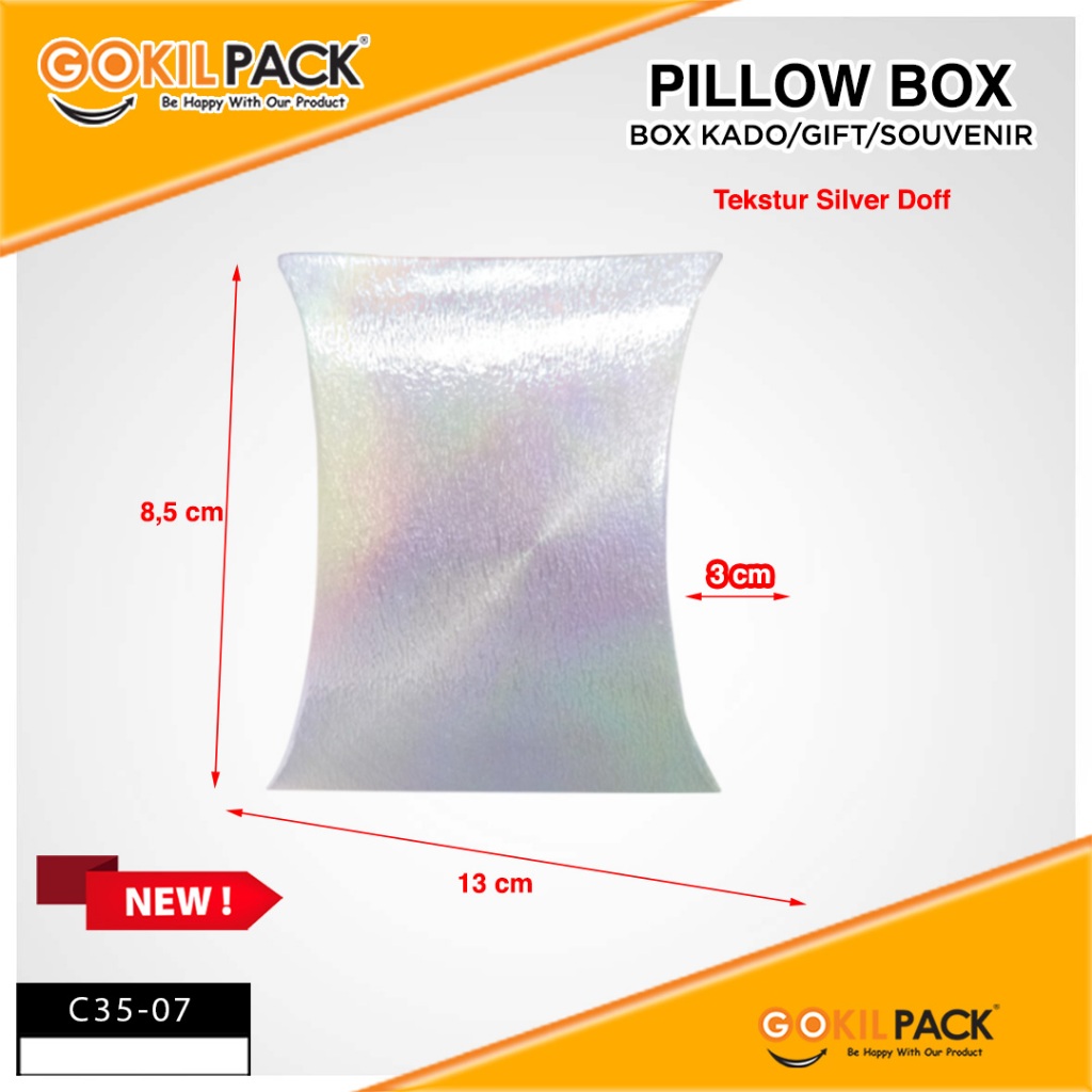Kotak Pillow | Souvenir Box| Kotak Hadiah Hologram C35 - Image 5