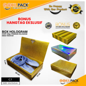 Kotak Souvenir|Hologram|Kado|Hadiah|Box|Dus|Packaging|C7