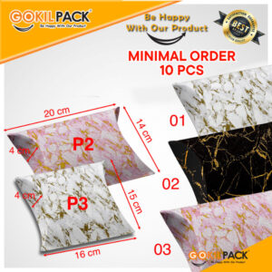 Kotak Souvenir|Pillow|Kado|Hadiah|GifT|Serbaguna|Dus|Box|Packaging|P3