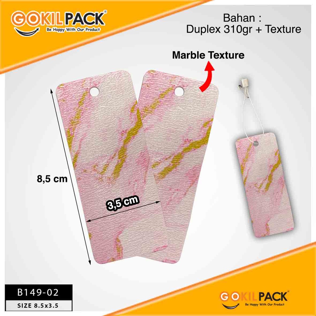 Label Hangtag|Polos|AksesorisMurah|Tekstur Packaging|H149 - Image 5