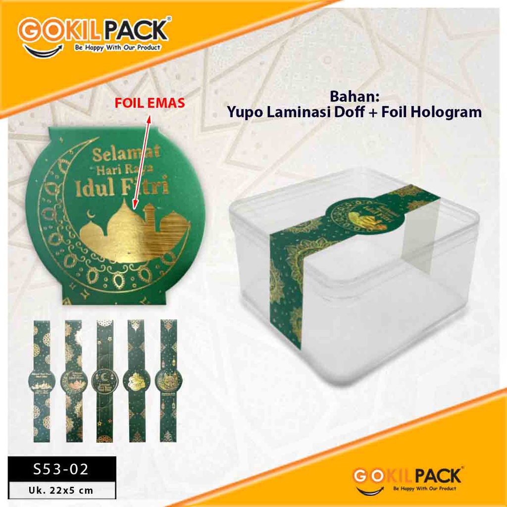 Label Sticker Lebaran Idul Fitri Murah Aksesoris Segel Packaging | S53 - Image 3