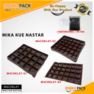 Mika Tray Kue Tatakan Sekat Nastar Isi 20/24/30 | M4