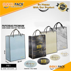 Paper Bag|Polos|Souvenir|Murah|Kantong Kertas|Goodie Bag|Premium|PB1