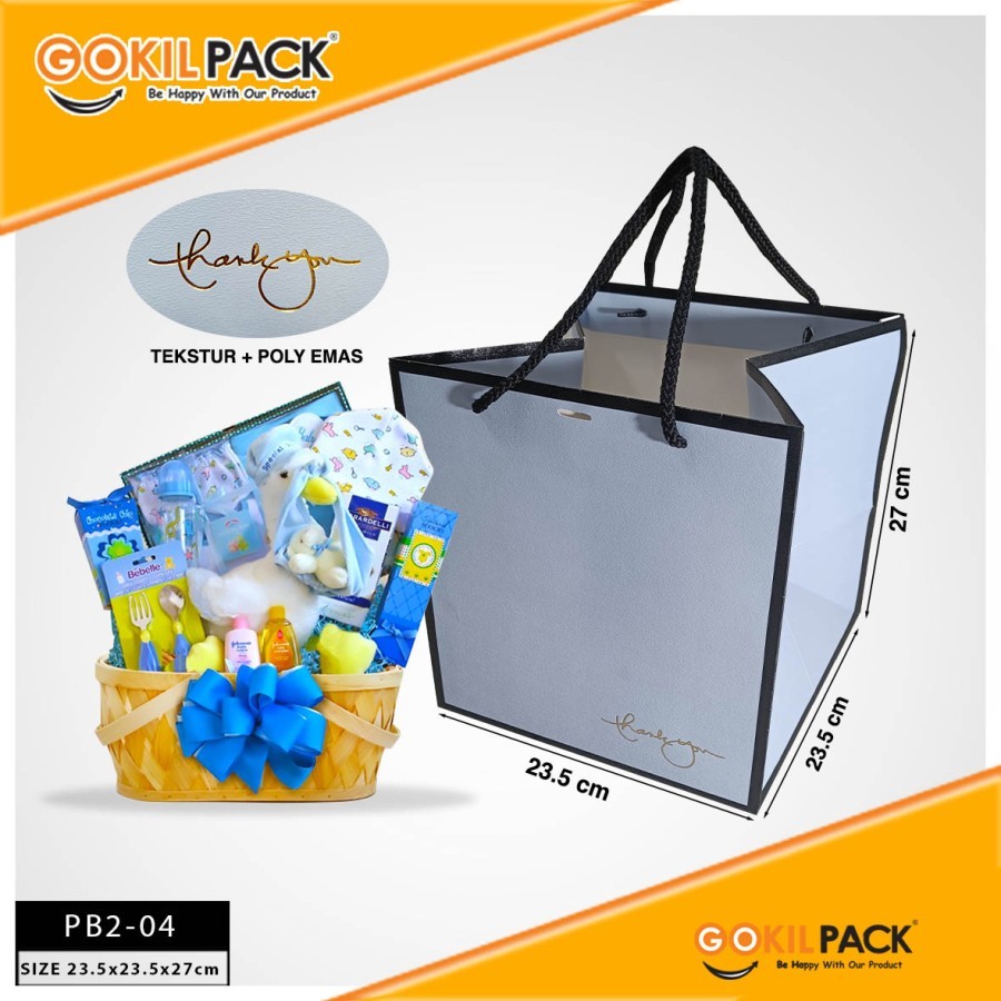 Paper Bag / Tas Kertas / Goodie Bag Jumbo / Polos / Tas Kado Motif / Gift / Kantong Souvenir / PB2 - Image 4