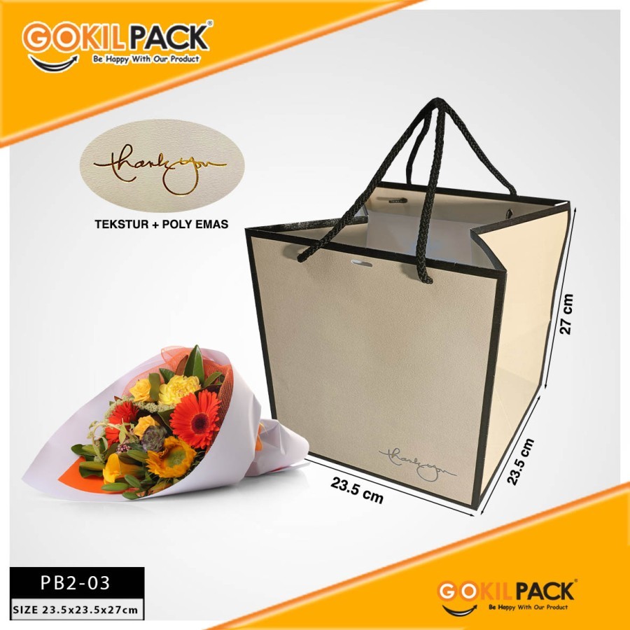Paper Bag / Tas Kertas / Goodie Bag Jumbo / Polos / Tas Kado Motif / Gift / Kantong Souvenir / PB2 - Image 5