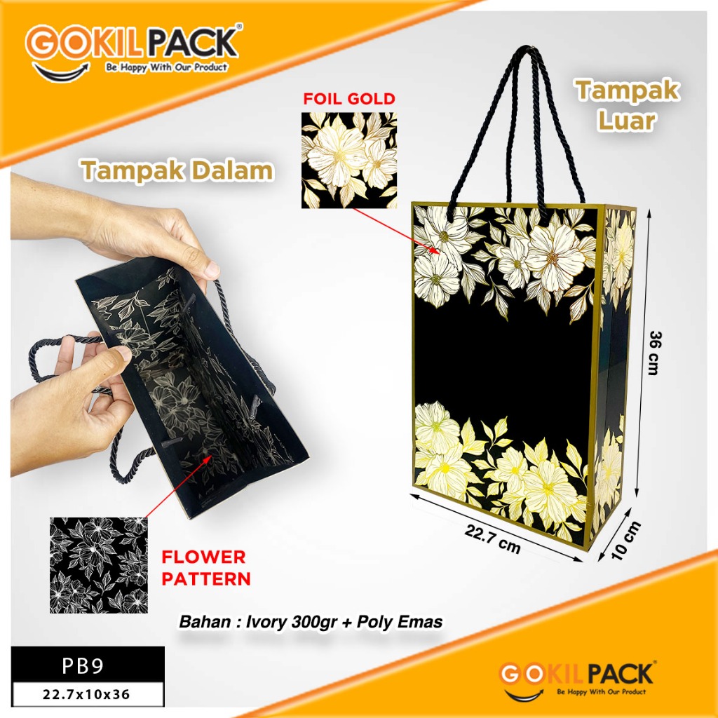 Paper Bag  Kado - goodie Bag Souvenir-Gift Jumbo - PB9 - Image 2