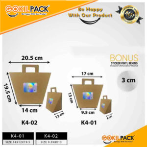 Paperbag/Goodie Bag|Shopping Bag|Gift Box/Kotak kado K4