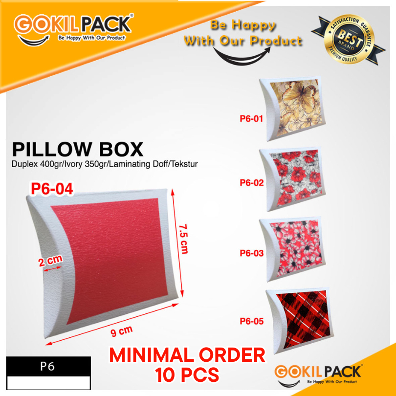 Pillow Box - Gift Box Anak - Kotak Souvenir Kado Ulang Tahun Anak - P6