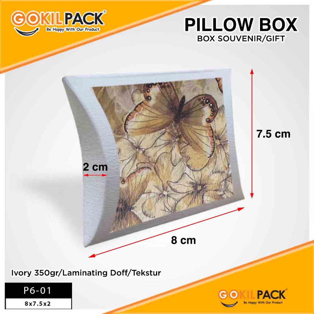 Pillow Box - Gift Box Anak - Kotak Souvenir Kado Ulang Tahun Anak - P6 - Image 2