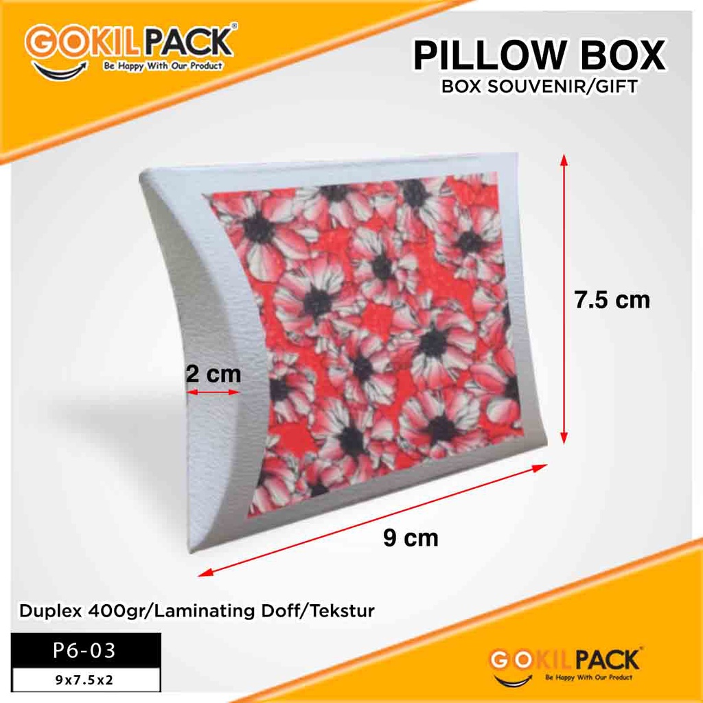 Pillow Box - Gift Box Anak - Kotak Souvenir Kado Ulang Tahun Anak - P6 - Image 4