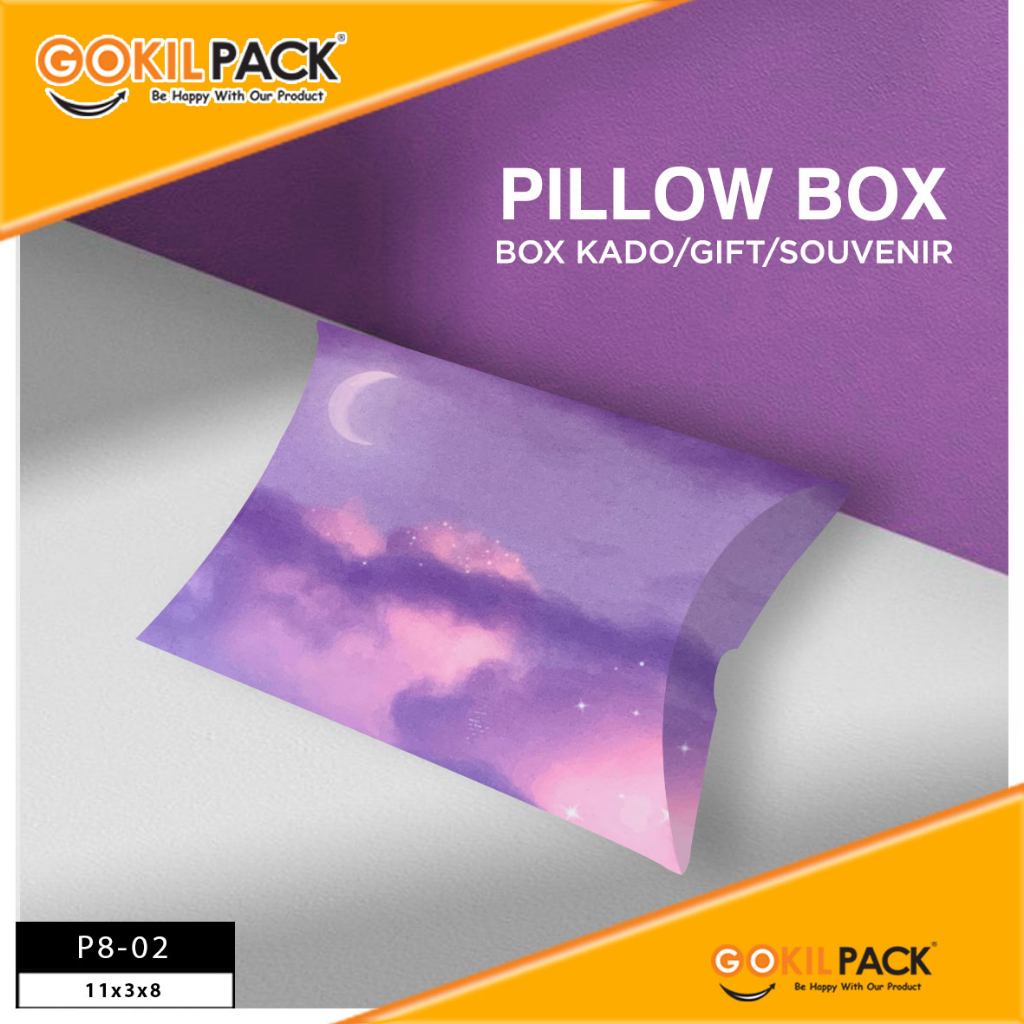 Pillow Box - Gift Box Anak - Kotak Souvenir Kado Ulang Tahun Anak - P8 - Image 3