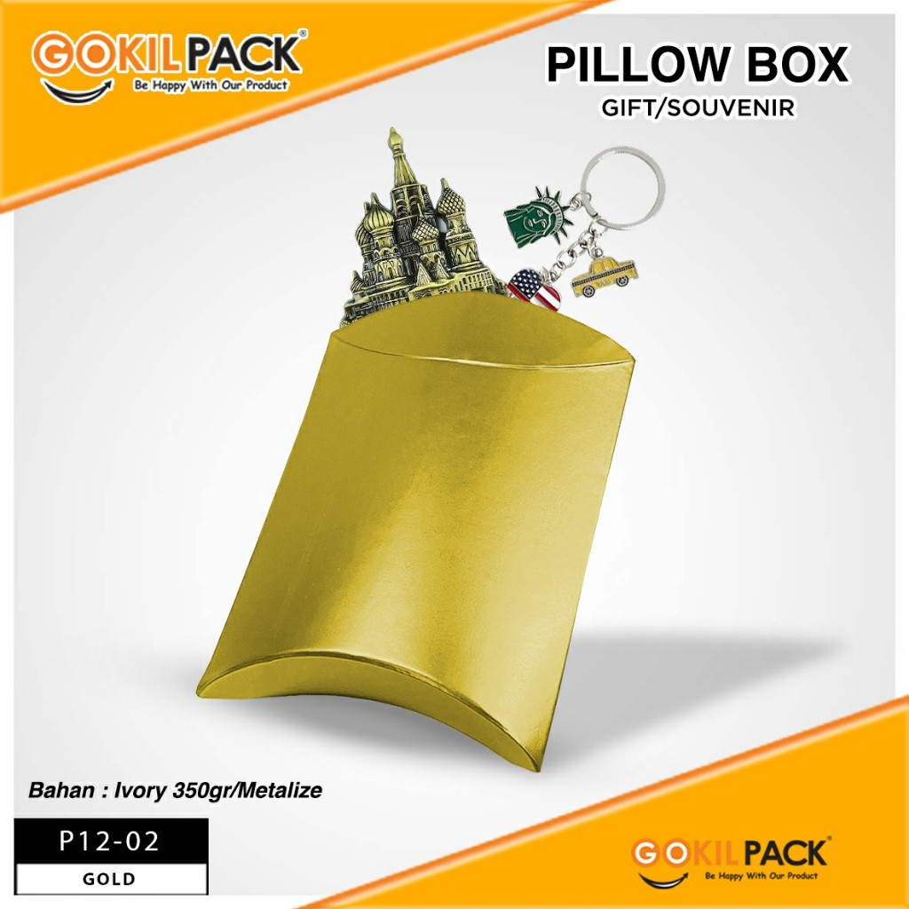 Pillow Box - Kotak souvenir - Gift Box Ulang Tahun Anak- P12 - Image 4