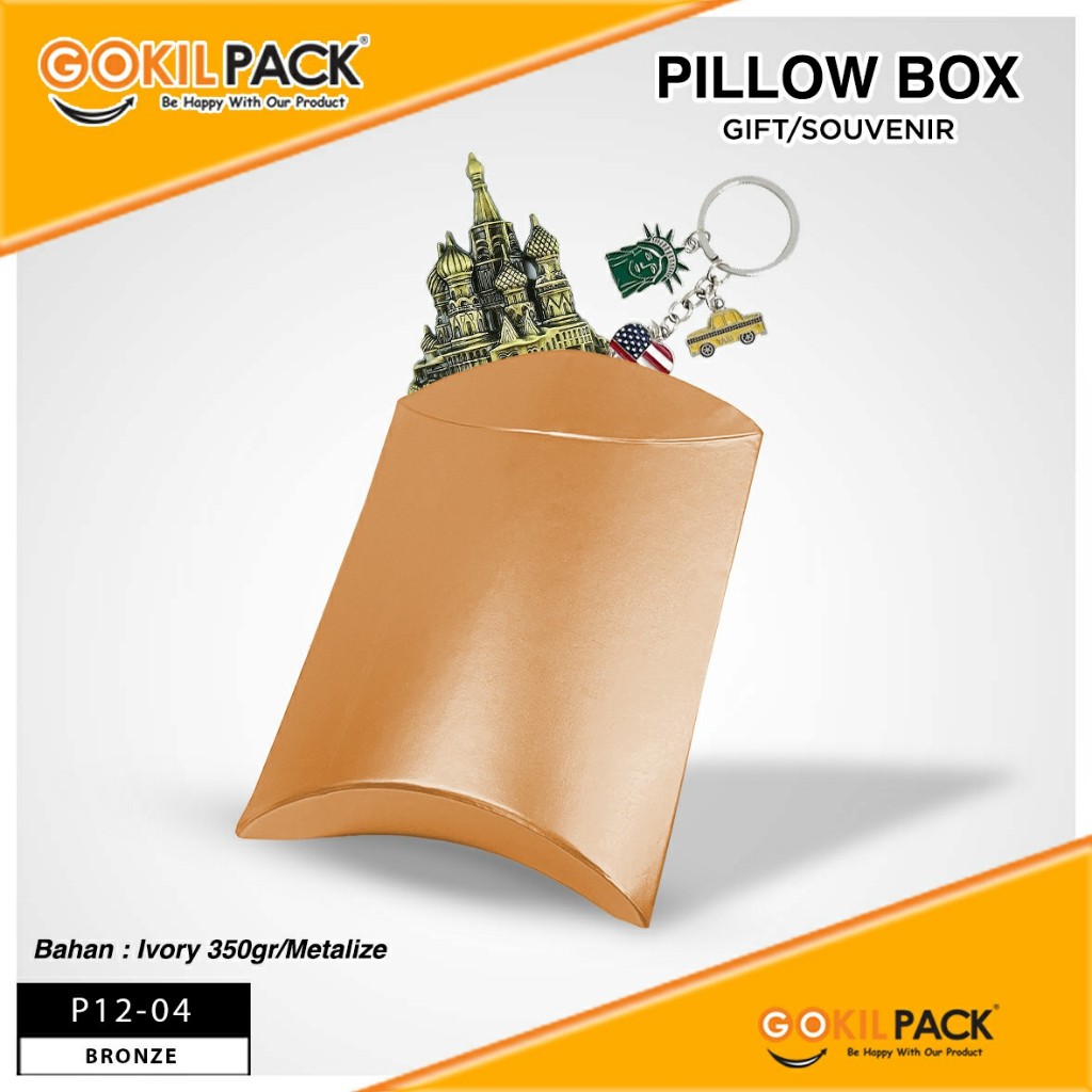 Pillow Box - Kotak souvenir - Gift Box Ulang Tahun Anak- P12 - Image 6