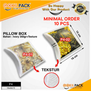 Pillow Box Packaging Souvenir Murah Serbaguna P4 - P4-01