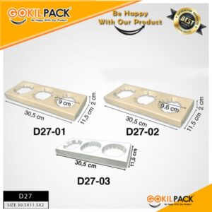 Sekat - Sekat Toples - Inner Box Toples 2 & 3 Lubang - D27