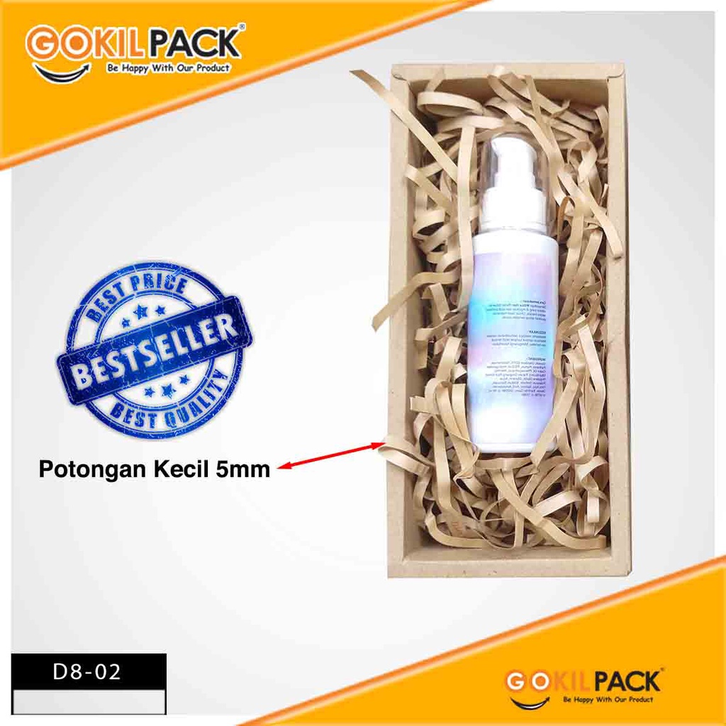 Gift Box Filler Shredded Paper | Kertas Cacah | Kertas Serut | Murah | 300 gr Isi Packing D8-01 - Image 4