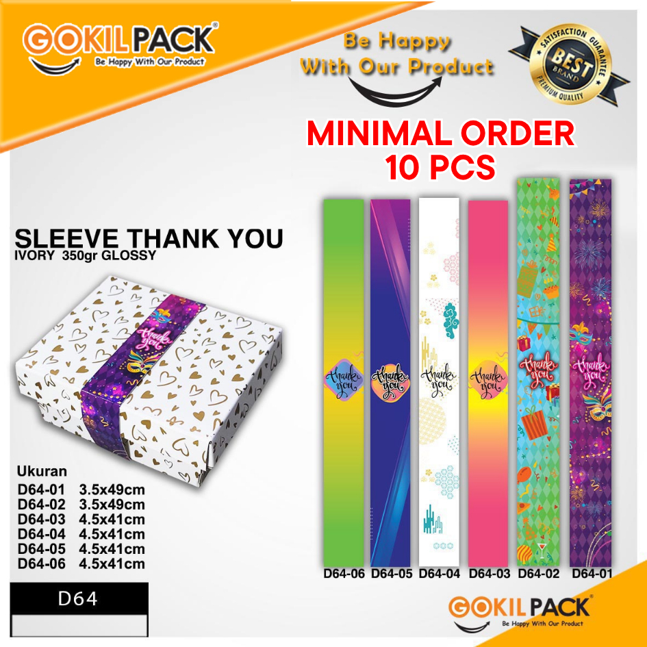 SleeveboxLabel/Hiasan/Paaper Belt Thank You Vertikal|D64