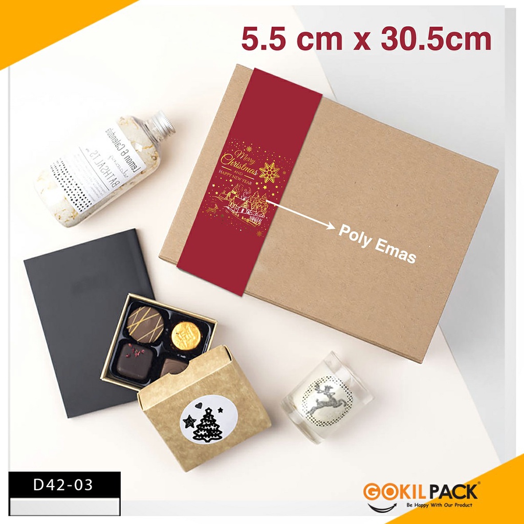 Sleeve Merry Christmas |Sleeve Natal |Paper Belt Natal |Paper Belt D42 - Image 4