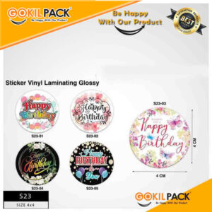 Sticker|Sticker Happy Birthday |Sticker Murah|Happy Birthday S23