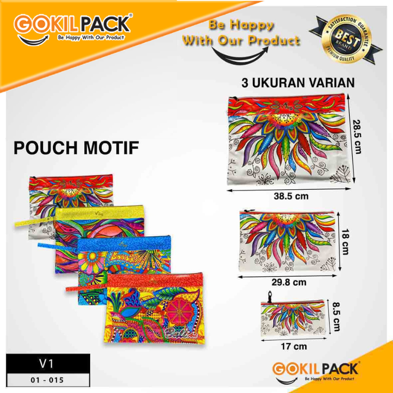 Pouch Murah Motif Burung Hantu| Pouch Cantik | Tas Laptop