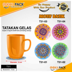 TatakanGelas|CoasterMotifMandala|AlasGelasUnik|T31