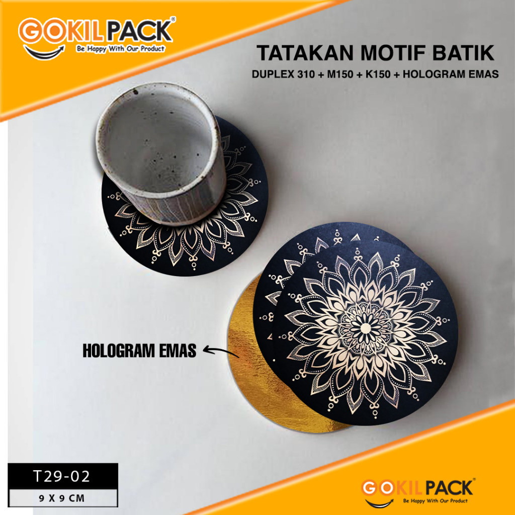 Tatakan Gelas|Coaster|Alas|Anti Panas|Cangkir|Drink|Coffee|T29/Minimal 20pcs - Image 3