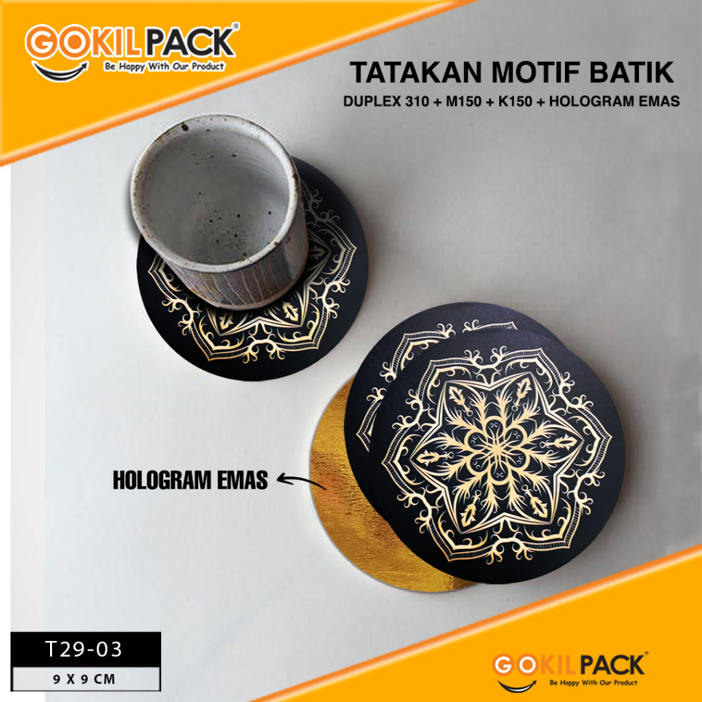 Tatakan Gelas|Coaster|Alas|Anti Panas|Cangkir|Drink|Coffee|T29/Minimal 20pcs - Image 4