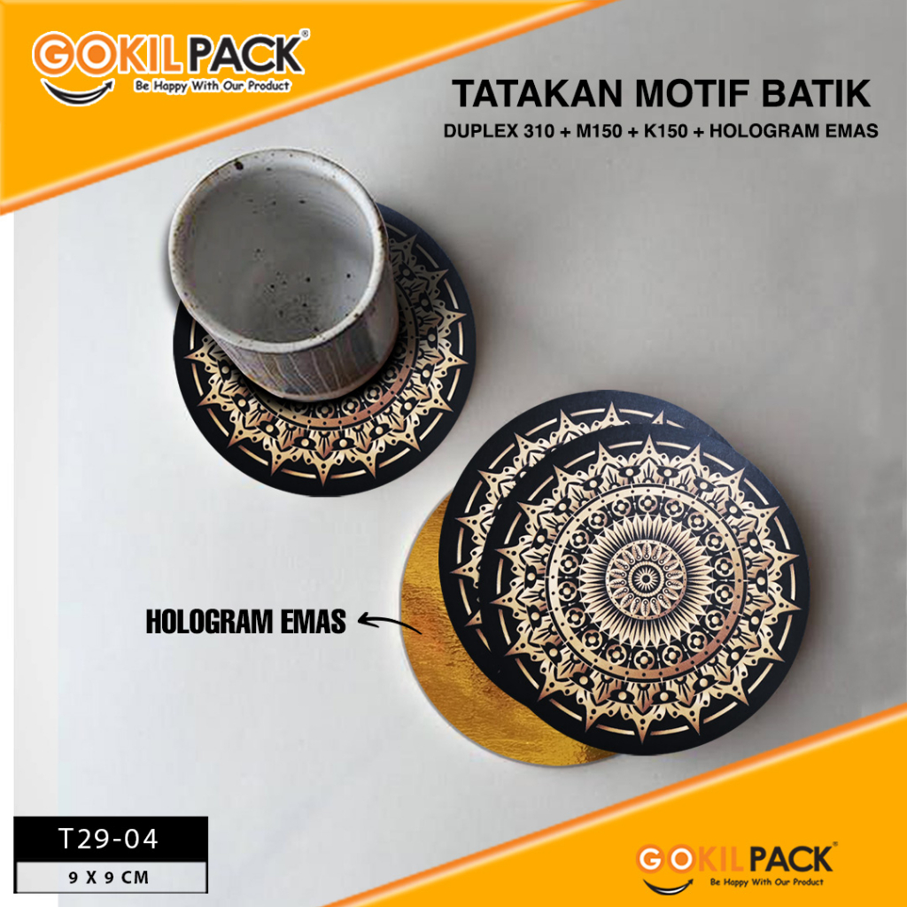 Tatakan Gelas|Coaster|Alas|Anti Panas|Cangkir|Drink|Coffee|T29/Minimal 20pcs - Image 5