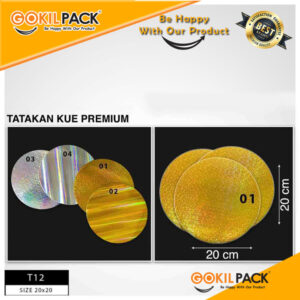 Tatakan Kue|Cake Board|Alas Kue|Tray|Aksesoris|Bulat|20x20|T12