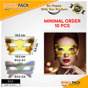 Topeng Pesta|Perlengkapan|Aksesoris|Hologram|Murah|D32