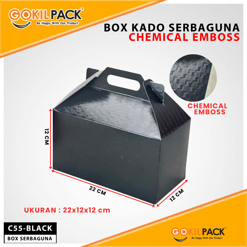 Handle Chemical Embos|Kotak Serbaguna|Hampers|22x12x12cm|C55 - Image 2