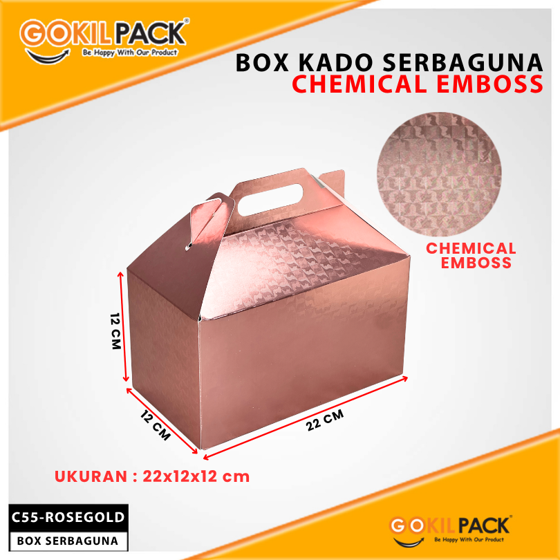 Handle Chemical Embos|Kotak Serbaguna|Hampers|22x12x12cm|C55 - Image 5